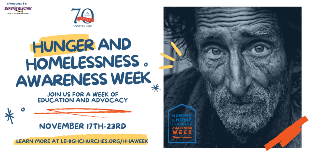 Hunger and Homelessness Awareness Week 2024 The Lehigh Conference of